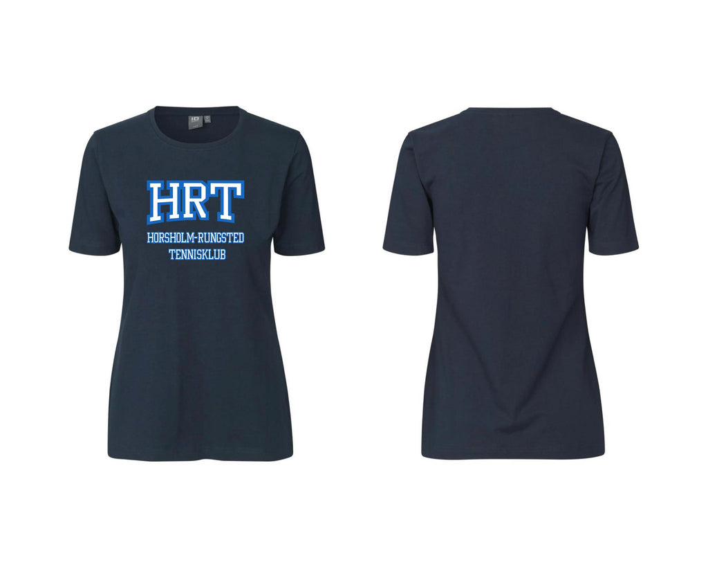 HRT Stretch T-Shirt, komfort til damer - mørkeblå