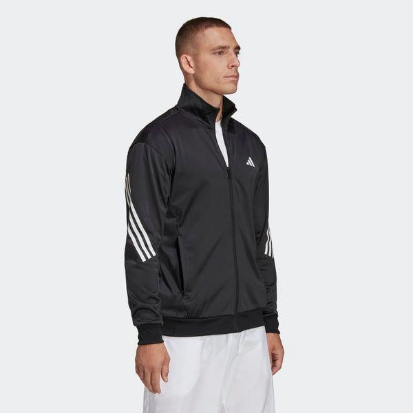 Adidas 3-Stripe Knitted Jacket Herre - Sort