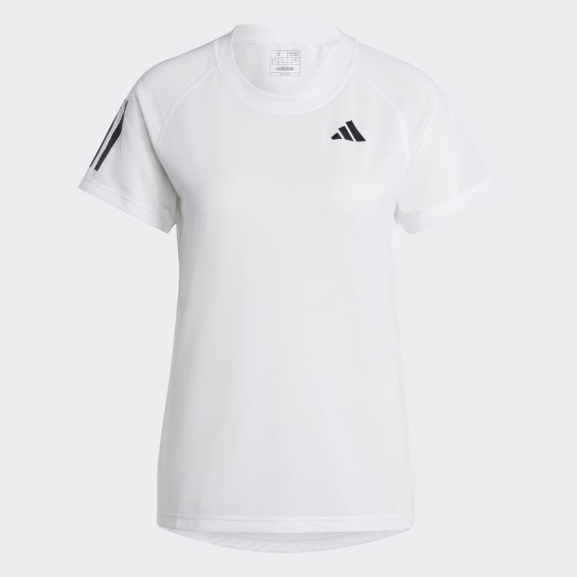 Adidas Club Tee Damer - Hvid, Sort, Mørkeblå