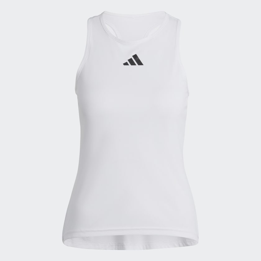 Adidas Club Tank Top Damer - Hvid, Sort, Mørkeblåø