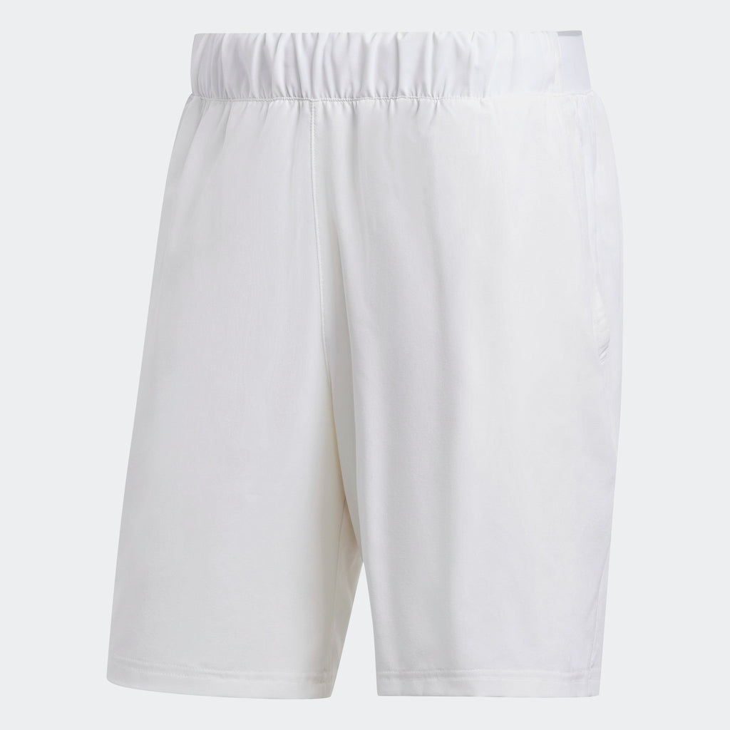 Adidas Club Stretch Woven Shorts 9” - Hvid, Sort